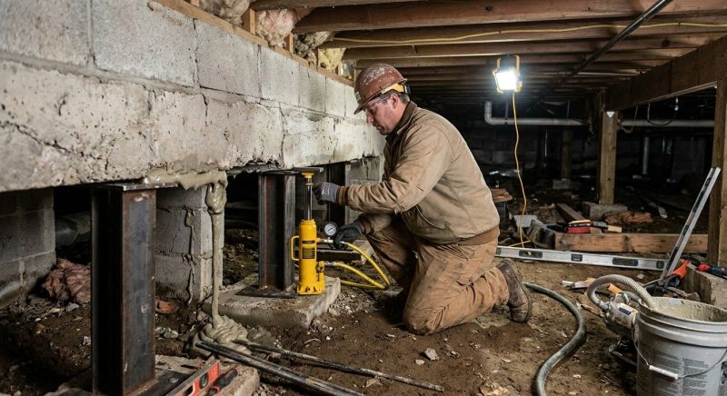 Crawl Space Leveling