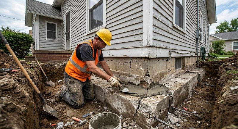 Concrete Foundation Repair in Norway, SC