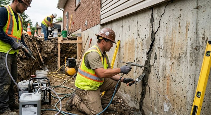 Cracked Foundation Repair in Elloree, SC