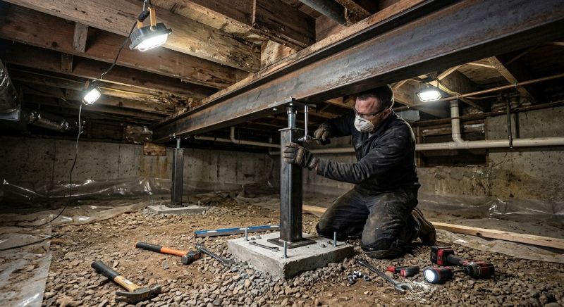 Crawlspace Structural Repair in Orangeburg, SC