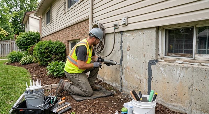 Foundation Crack Sealing in Orangeburg, SC