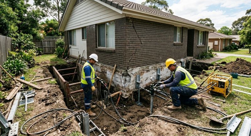 Foundation Settlement Repair in Orangeburg, SC