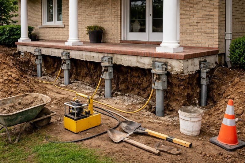 Foundation Stabilizing in Norway, SC