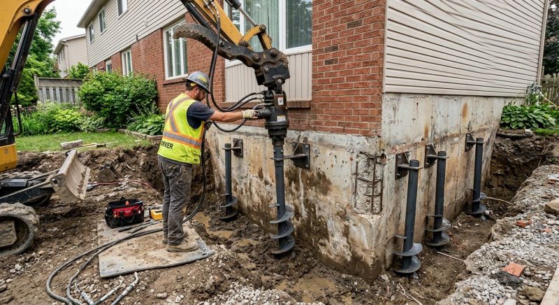 Helical Pile Installation in Orangeburg, SC