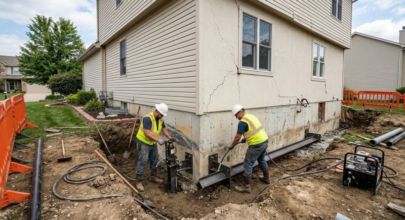 Sinking Foundation Repair in Bowman, SC