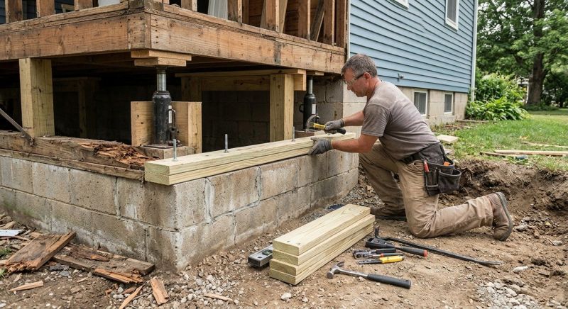 Sinking Foundation Repair in Cameron, SC