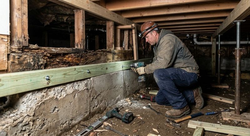 Sinking Foundation Repair in Orangeburg, SC