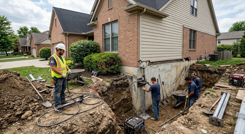 Sinking Foundation Repair in Neeses, SC