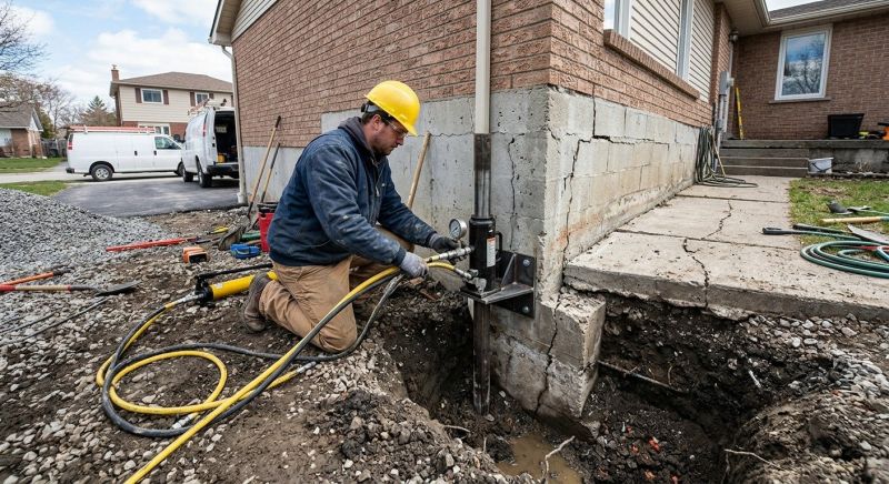 Sinking Foundation Repair in Santee, SC