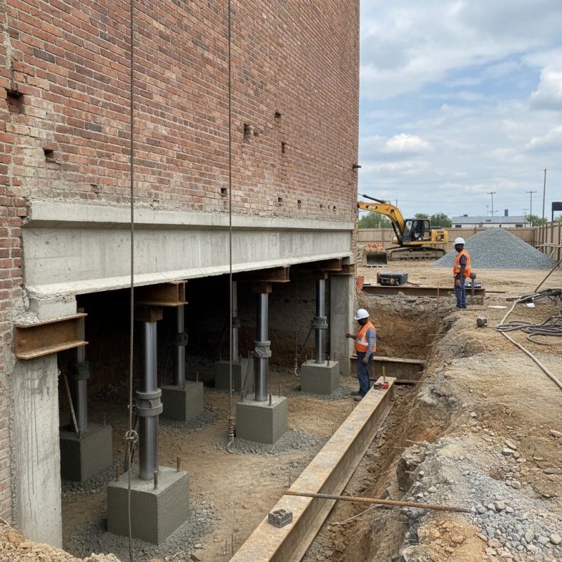 Structural Underpinning in Orangeburg, SC